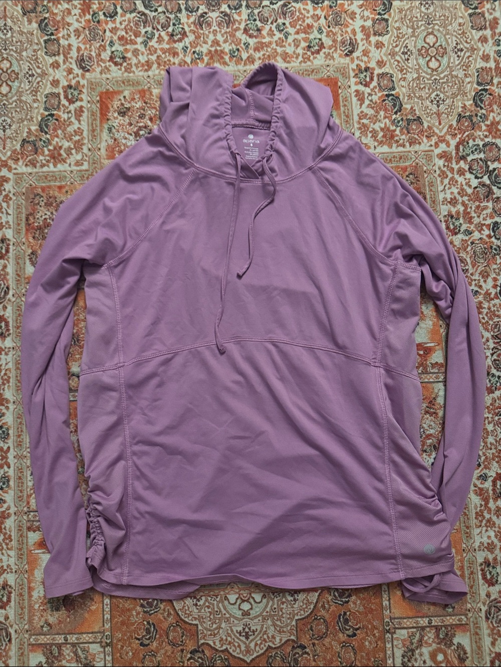 Lilac Long Sleeve workout Top